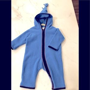 Hanna Andersson Fleece suit, 3-6 M